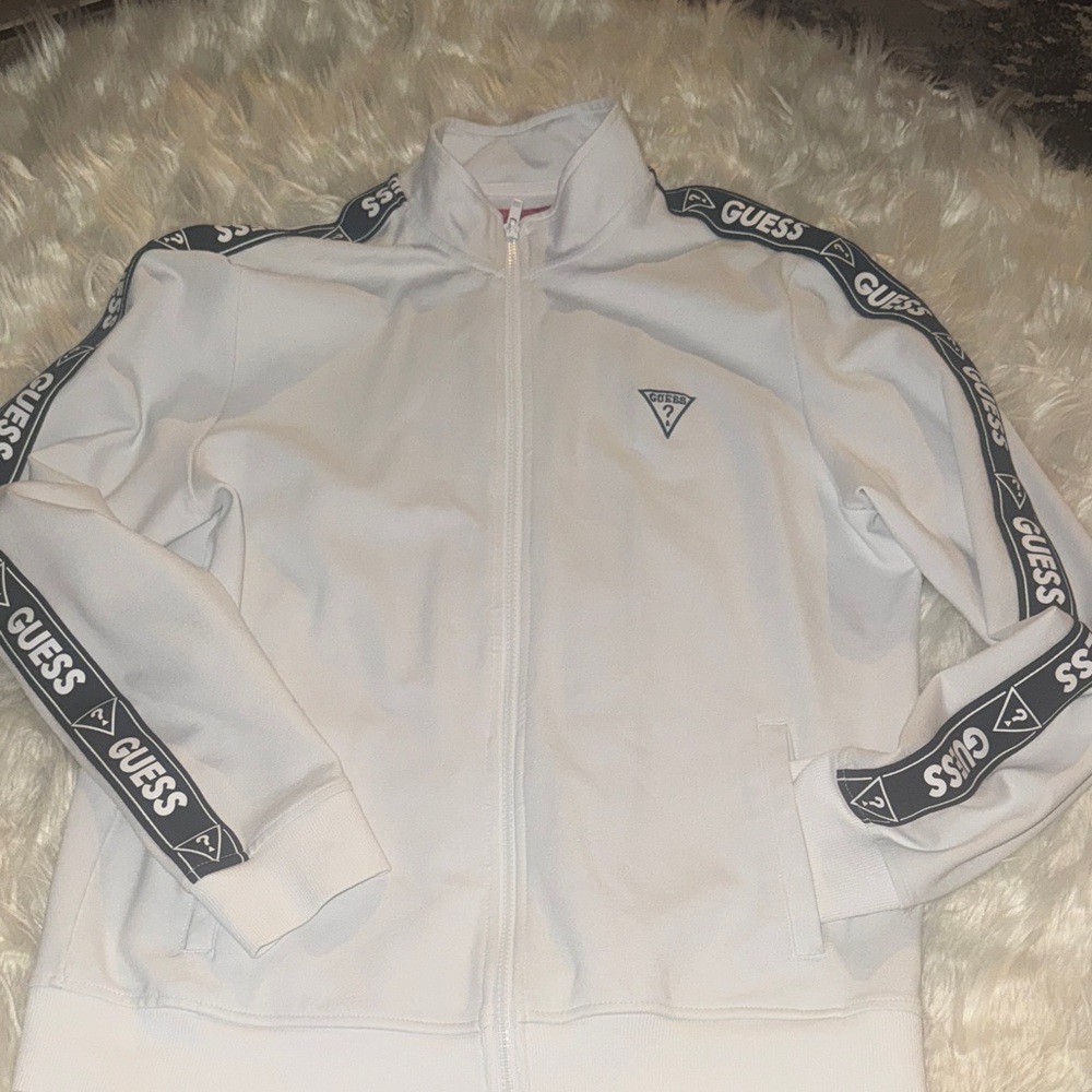 Guess White Track Jacket